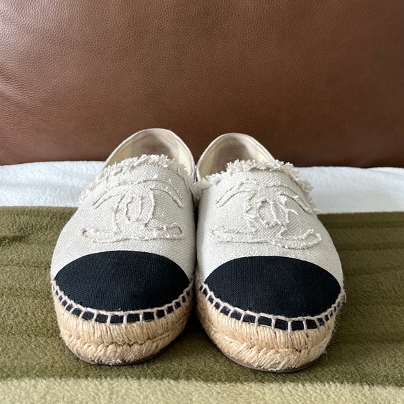 Chanel Espadrilles - Beige/Black - Picture 1 of 8